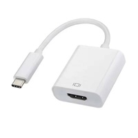 Adaptateur USB C vers HDTV 4K 30Hz, convertisseur vidéo Type C vers HDTV, coque ABS, Plug and Play pour ordinateur portable, téléphone, tablette, moniteur, projecteur