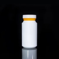 Blanc large bouche PET Capsules Tablette Poudre Bocaux Bouteilles Médecine Comprimés Pilule Vitamine Supplément Emballage Bouteilles