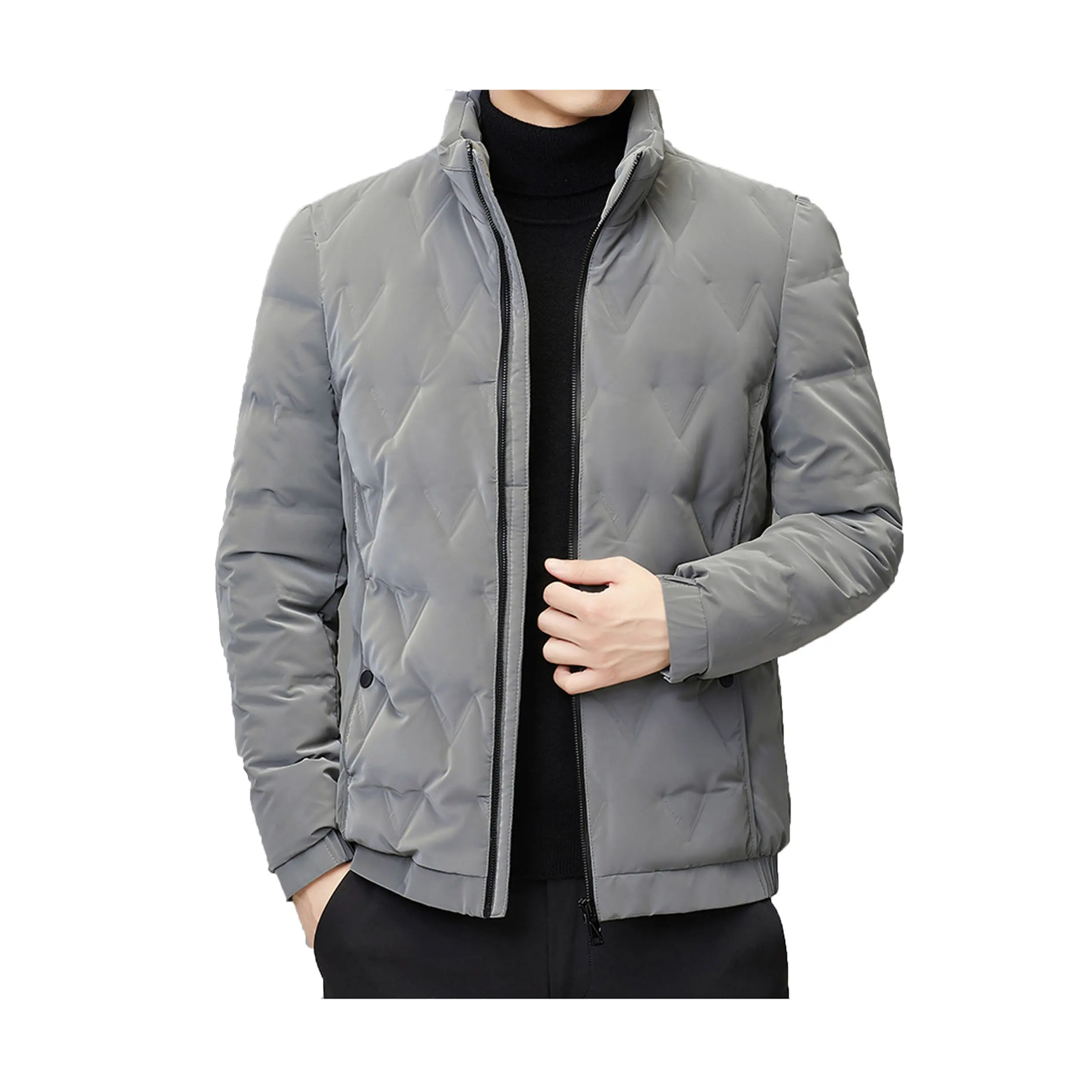Mens Jackets 2022 Winter Stylish stand collar Men's Outerwear Puffer Down Coat padding Jacket