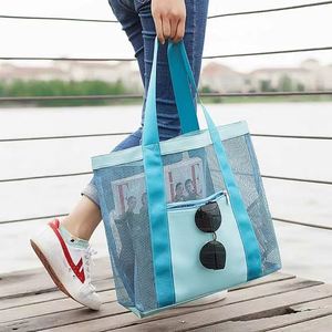 New Toiletries Mesh <b>Bag</b> Travel Cosmetic <b>Beach</b> <b>Bag</b> Bathroom Beauty Accessories Wash Lady <b>Beach</b> Swim Shopping <b>Bag</b> - Product Image 2