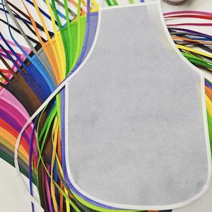 ผ้ากันเปื้อนงานฝีมือ DIY สีสันสดใส ผ้าไม่ทอ สำหรับเด็ก ใช้สำหรับวาดภาพ ระบายสี อบขนม งานศิลปะ ทำอาหาร กินข้าว งานฝีมือ DIY - Product Image 5
