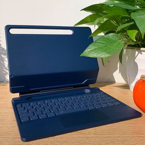 Custodia con Tastiera per <span class=keywords><strong>Samsung</strong></span> <span class=keywords><strong>Galaxy</strong></span> <span class=keywords><strong>Tab</strong></span> <span class=keywords><strong>S7</strong></span> S8 S9 <span class=keywords><strong>Fe</strong></span> S10 Ultra Lite Ultra <span class=keywords><strong>Tablet</strong></span> 11 Pollici - Product Image 3