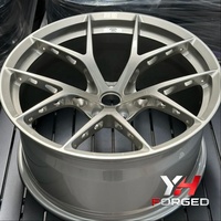 Rines de Aleación de Diamante Plateados Forjados Personalizados DS FI-R FIR EVO para Carreras, para BMW G20 G30 Mercedes Audi A4 A5 Porsche Cayman Ferrari
