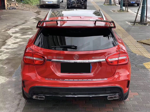 Kit carrosserie GLA45 pour Benz <span class=keywords><strong>GLA</strong></span> X156 Mise à niveau vers <span class=keywords><strong>GLA</strong></span> <span class=keywords><strong>45</strong></span> AMG Diffuseur de grille de pare-chocs avant et arrière Pièces détachées automobiles 2013-2018 - Product Image 6