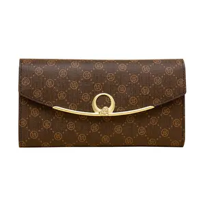 Portefeuille de voyage en cuir pour femme, pochette, fermeture éclair, accessoire Long, blocage Rfid, produit Direct de l'usine,