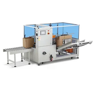 High Efficiency YEE HUP Automatic Vertical Folding Tape Sealed Carton Box Erector Machine For Carton Forming