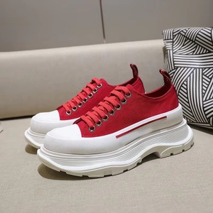 Zapatillas Deportivas de Plataforma con Cordones de Lona de Diseño de Lujo para Hombre y Mujer, Zapatillas Deportivas Ligeras de Verano en Blanco y Negro con Estampado de Grafiti - Product Image 4