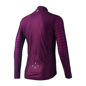Maglia da <span class=keywords><strong>ciclismo</strong></span> termica in pile personalizzata del produttore <span class=keywords><strong>abbigliamento</strong></span> da <span class=keywords><strong>ciclismo</strong></span> <span class=keywords><strong>invernale</strong></span> a maniche lunghe con tasche - Product Image 2