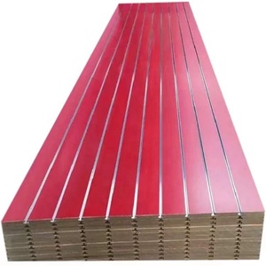 Panneau mural rainuré en MDF mélaminé pour garage, 18 mm, pour présentoir de chaussures en magasin de détail - Product Image 5