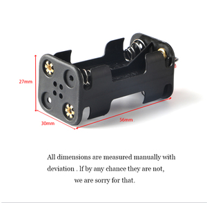 Hộp Đựng Pin 6V 4 * AA Hộp Đựng Pin Mặt Sau Bằng Nhựa - Product Image 4