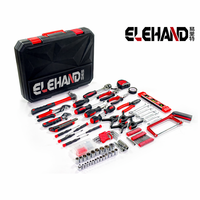 ELEHAND - Juego de Herramientas Profesional de 168 Piezas, Caja de Herramientas de Acero al Carbono Universal, Duradera, para Maquinaria, Hogar y Bricolaje