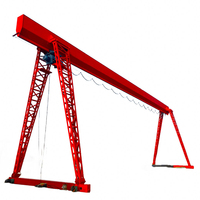 Grue portique monopoutre de type treillis 10T à faible coût et résistante au vent pour usine extérieure