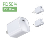 Chargeur USB-C GaN MINI PD30W – Livraison rapide US/UE/UK – Bloc de charge rapide pour téléphones mobiles iPhone 12 et 13-17