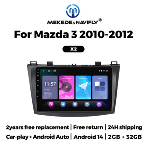 Mekede <span class=keywords><strong>GPS</strong></span> <span class=keywords><strong>Navigation</strong></span> 2 + 32GB Màn Hình Cảm Ứng Xe Đa Phương Tiện 4Core Car-Play FM Đài Phát Thanh Android Tự Động Cho Mazda 3 2010-2012 - Product Image 4