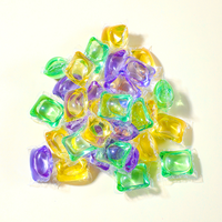 Dr.Easy Capsules de lessive liquide parfum lavande, respectueuses de l'environnement, jetables, pour vêtements et tissus délicats