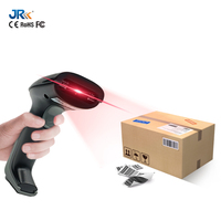 Escáner de Código de Barras JR-710C en Stock, Lector de Códigos QR USB con Cable de 32 bits, 1D, para Supermercados y Puntos de Venta