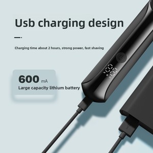 Afeitadora eléctrica con pantalla Digital alimentada por USB, recortadora de vello corporal para hombres para afeitar las áreas púbicas e íntimas de las mujeres para hombres y mujeres - Product Image 3