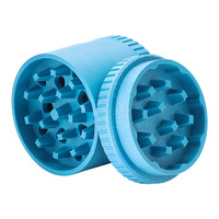 Broyeur à tabac biodégradable en stock, 4 pièces, 55 mm, broyeur à herbes, logo personnalisé, vente directe usine, broyeur à épices, pour fumeurs
