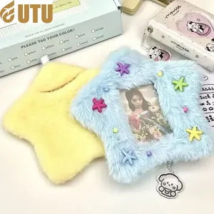 2 Pcs/Lot Porte-cartes porte-clés Ita Bag Cartoon PVC Transparent Housse de protection en peluche Etui de protection Porte-cartes cadeau pour enfants - Product Image 3