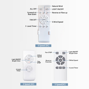 Bán Sỉ Động Cơ Đồng 100% 3 Cánh Bằng Gỗ Nguyên Khối Cho Phòng Ngủ Quạt Trần Điều Khiển Từ Xa Một Chiều Thiết Kế Đơn Giản - Product Image 3