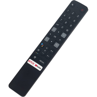 Télécommande vocale de remplacement RC901V FMR1 compatible avec les téléviseurs intelligents Android TCL
