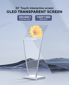 Écran tactile OLED de 30 pouces, affichage interactif intelligent de signalisation numérique transparente avec indice IP43 pour une utilisation dans le métro. - Product Image 6