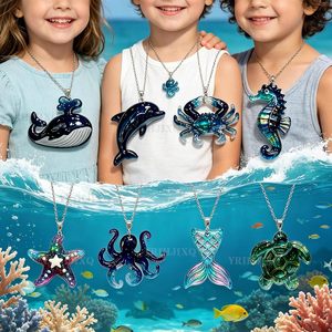 YRIHJIXQ 3 moldes de silicona de animales marinos para llaveros, resina epoxi, estrella de mar, pulpo, llaveros DIY, colgantes, joyería, manualidades - Product Image 6