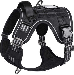 Arnés Reflectante para Perros Bulldog Francés, Chihuahua, Pug, Arnés Transpirable de Nailon para Mascotas, Correa para el Pecho, para Perros de Raza Pequeña, Color Sólido - Product Image 1