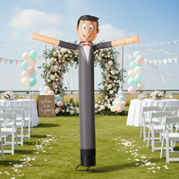 Marionnette gonflable pour couple de mariage, danseuse gonflable pour la fête de la mariée et du marié