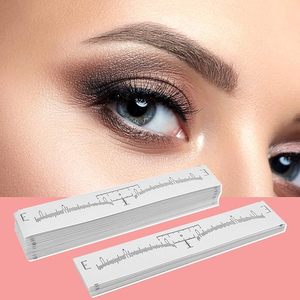 Tres tipos de formas de cejas Microblading regla pegatina entrenamiento tatuaje medición ceja herramienta de diseño - Product Image 1