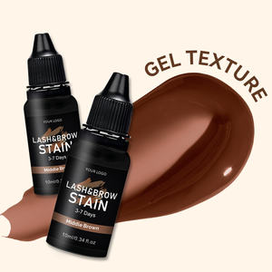 Tinte para <span class=keywords><strong>Cejas</strong></span> y Pestañas <span class=keywords><strong>de</strong></span> 10 ml, Tonalidades Naturales Negro y Marrón, Duración <span class=keywords><strong>de</strong></span> 5 a 7 Días, <span class=keywords><strong>Gel</strong></span>, Pasta - Product Image 1