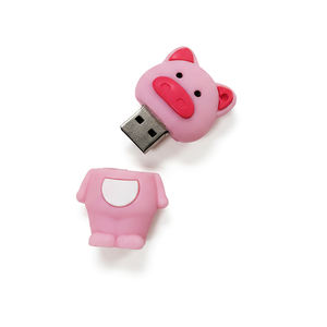 Werbegeschenk Personalisierter Schweineförmiger PVC-Cartoon 8GB 16GB Flash-Laufwerk 2.0 Speicher 32GB Pendrive Kundenspezifischer USB-Stick USB-Flashspeicher - Product Image 5
