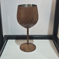 Verre à vin rouge haut de gamme de 500 ml, fabriqué en acier inoxydable 304, avec une poignée ergonomique pour les mariages et événements