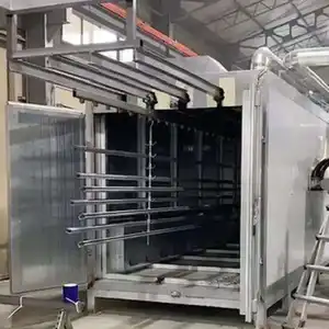 7m Electrostatic Powder Coating Paint Oven For Long Profiles And Frames