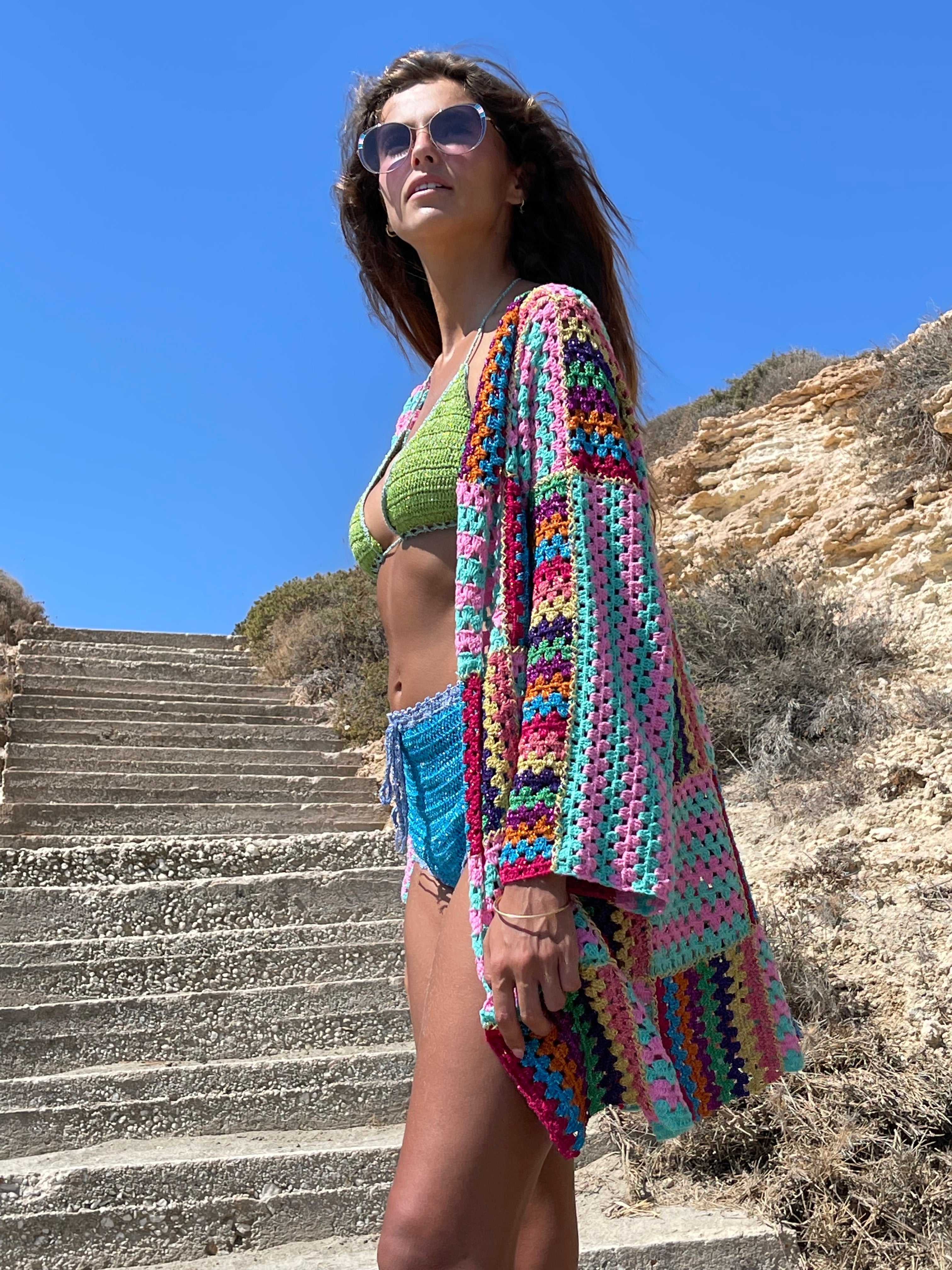 Crochet Strickpulli Damen Sommer Lässige Großhandel Hand Gestrickt