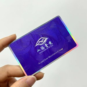 Ecatoo Cartes <span class=keywords><strong>de</strong></span> visite numériques pour médias sociaux NFC noires personnalisées imprimées UV personnalisées - Product Image 4