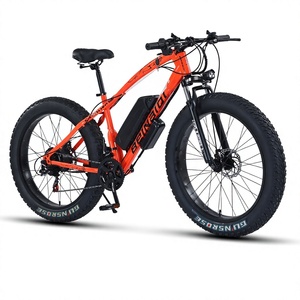 Vélo VTT à assistance électrique Leopard en carbone haute performance, avec batterie lithium 48V 12Ah, moteur roue arrière 7 vitesses et pneus larges, export direct usine - Product Image 1