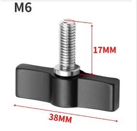 M6x17mm negro
