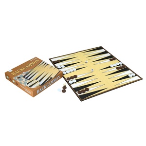Jeu de backgammon rapide à plier avec plateau en papier et pions en plastique légers – Idéal pour les voyages en famille et le plaisir - Product Image 5