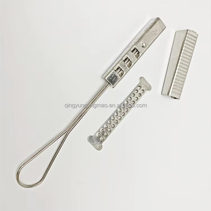 Factory Price Fittings Drop <strong>Cable</strong> Tension 304 Stainless Steel Drop Wire Clamp for the Flat Round Drop <strong>Cable</strong> - Product Image 5