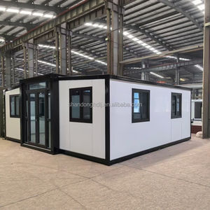 Cabina espandibile 20ft 40ft contenitore in legno casa struttura in acciaio per Hotel ufficio negozio Villa ospedale pieghevole contenitore esterno - Product Image 2