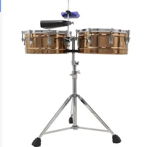 Golden Timpani 13 Inch 14 Inch Copper Timpani Drums Gold Plated Finish Professional <strong>Marching</strong> <strong>Band</strong> Percussion <strong>Instrument</strong> - Product Image 5