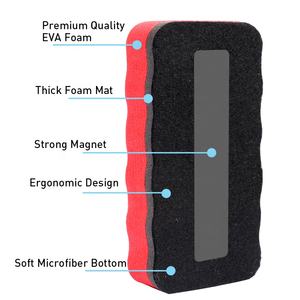 FOSKA EVA et tissu de feutre de cheveux Gommes blanches légères et durables avec emballage de sac OPP individuel - Product Image 3