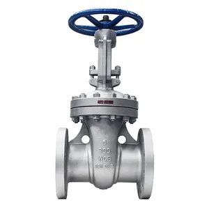 ANSI Class 150 Manual Stainless Steel Gate Valve Cast Steel Rising Stem Flange Gate Valve Resilient Seat Gate Valve