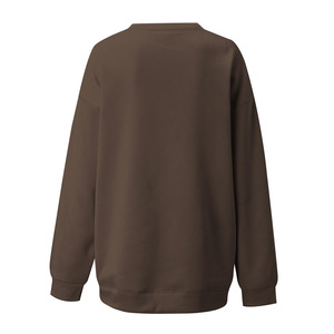 เสื้อกันหนาวขนสัตว์สำหรับผู้หญิง,เสื้อกันหนาวต่ำ Moq สีน้ำตาลหนักฮาโลวีนปิดไหล่ - Product Image 3