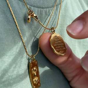 Kalung liontin kaca pasir <span class=keywords><strong>Titanium</strong></span> berlapis emas 18K seri gaya pantai <span class=keywords><strong>Hawaii</strong></span> Musim Panas 2025 - Product Image 5