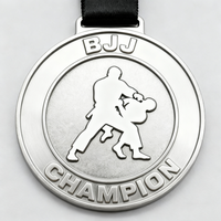 Médailles de sport de judo de souvenir de victoire moulées sous pression personnalisées de haute qualité
