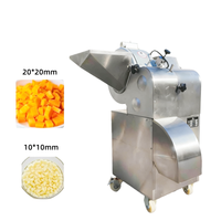 Automatische Fruitsnijmachine Groenteaardappelen Snijmachine Wortelui Tomaat Mango Kubus Snijmachine