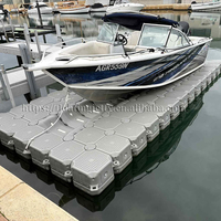 Ponton modulaire HDPE pour jet ski, utilisation marine, 500x500x400mm, 7kg