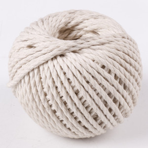 Fournisseur d'usine – Nouvelle <span class=keywords><strong>ficelle</strong></span> en coton torsadé de 1 mm, 100 g, couleur <span class=keywords><strong>naturelle</strong></span>, pour emballage et décoration de cadeaux - Product Image 3